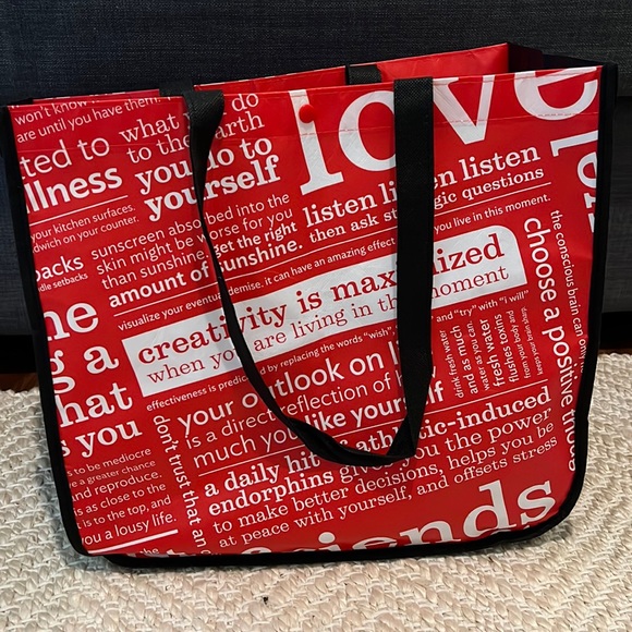 lululemon athletica Handbags - LARGE LULULEMON ATHLETICA REUSABLE BAG